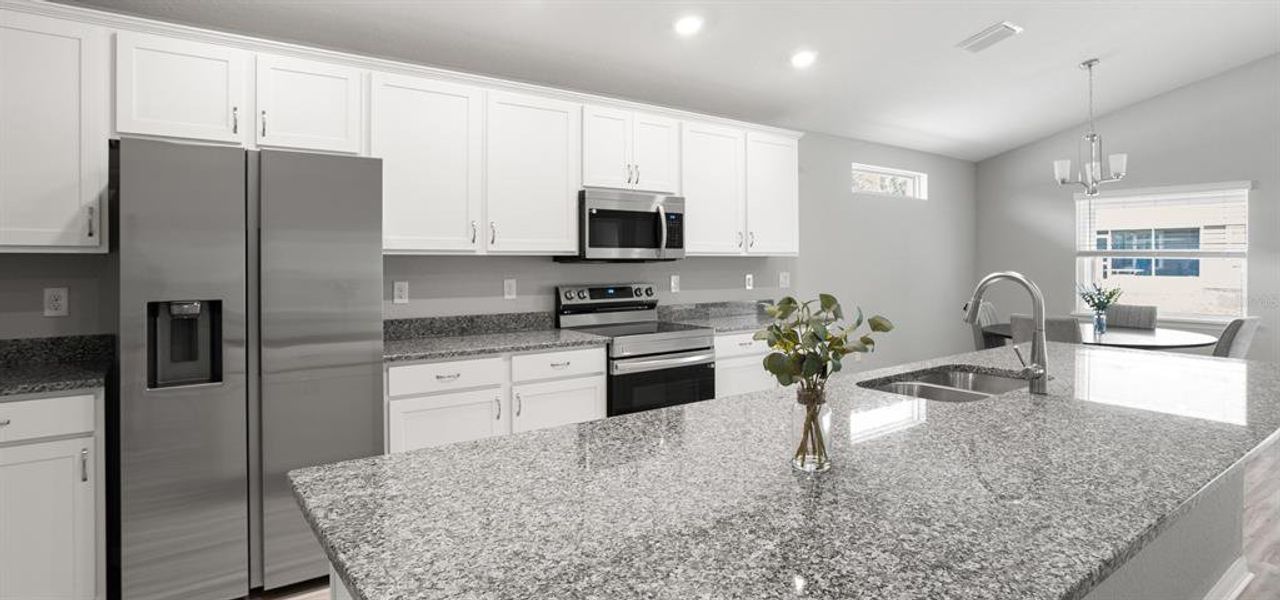 Furnished interior view inside a new home in Vista Trace, Belleview (Image 7).