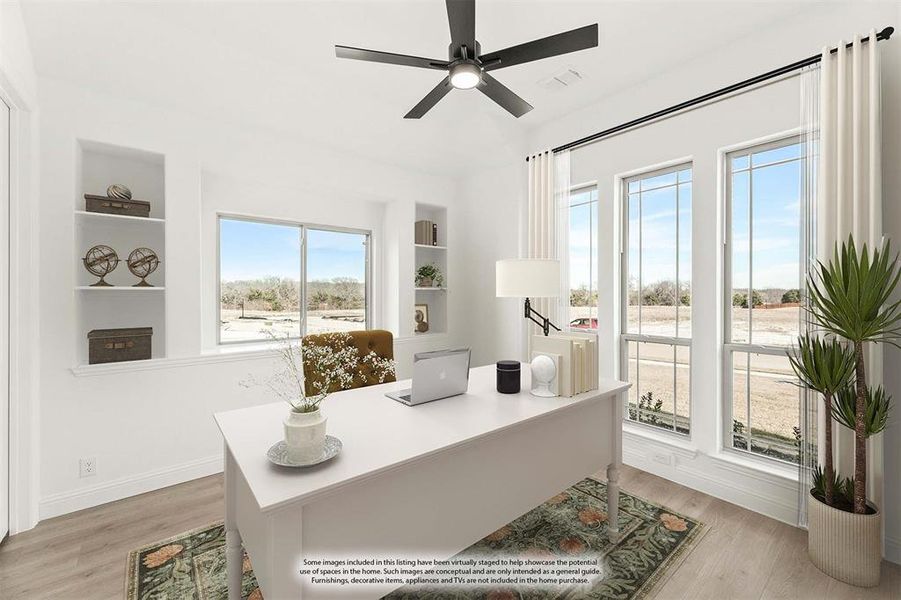 Furnished interior view inside a new home in Crystal Lake Estates, Red Oak (Image 13).