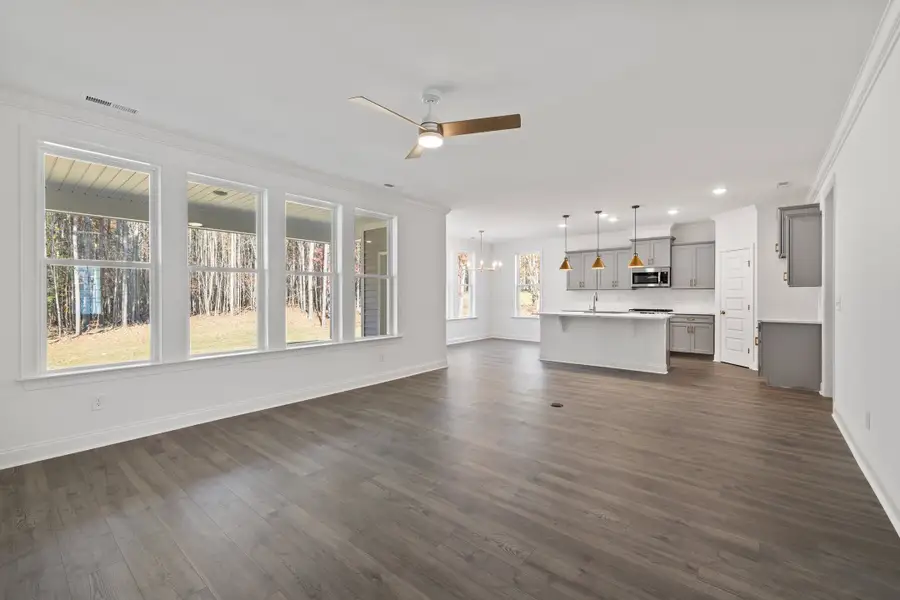Representative unfurnished interior of a home built from the The Chandler by RobuckHomes in Baylee Ridge, Selma (Image 91). Representative unfurnished interior of a home built from the The Chandler by RobuckHomes in Baylee Ridge, Selma (Image 91).