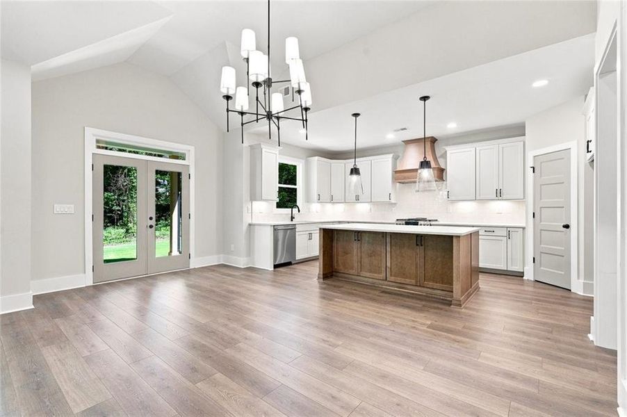 Furnished interior view inside a new home in , Marietta (Image 5).
