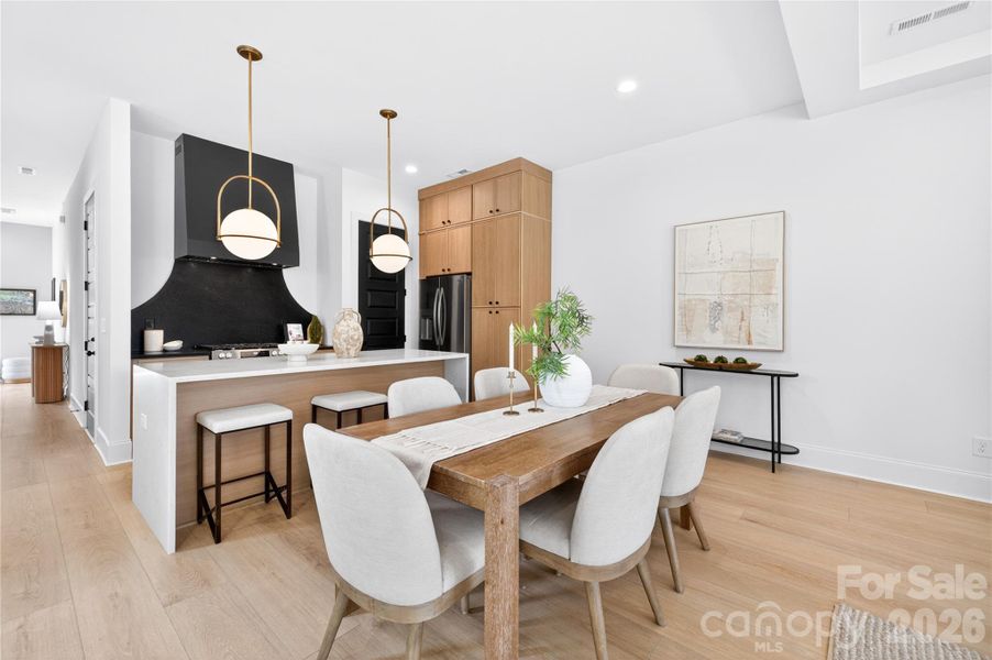 Furnished interior view inside a new home in , Charlotte (Image 18).