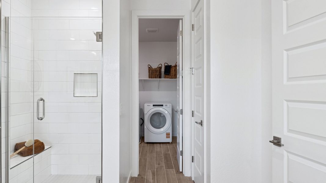 Representative furnished interior of a home built from the Miraval by D.R. Horton in The Ridge at Stone Butte, Phoenix (Image 31).