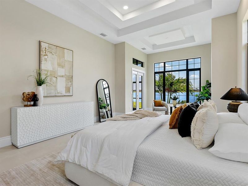 Furnished interior view inside a new home in , Sarasota (Image 60).