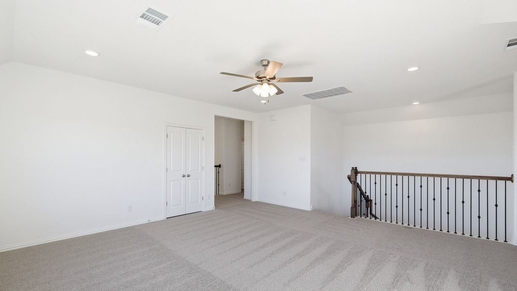 Furnished interior view inside a new home in Green Meadows Premier, Celina (Image 36). Furnished interior view inside a new home in Green Meadows Premier, Celina (Image 36).