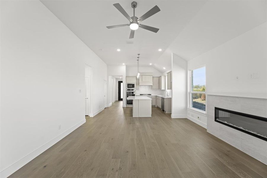 Spacious, unfurnished interior of a new home in Trails at Cottonwood Creek, Rowlett (Image 29). Spacious, unfurnished interior of a new home in Trails at Cottonwood Creek, Rowlett (Image 29).
