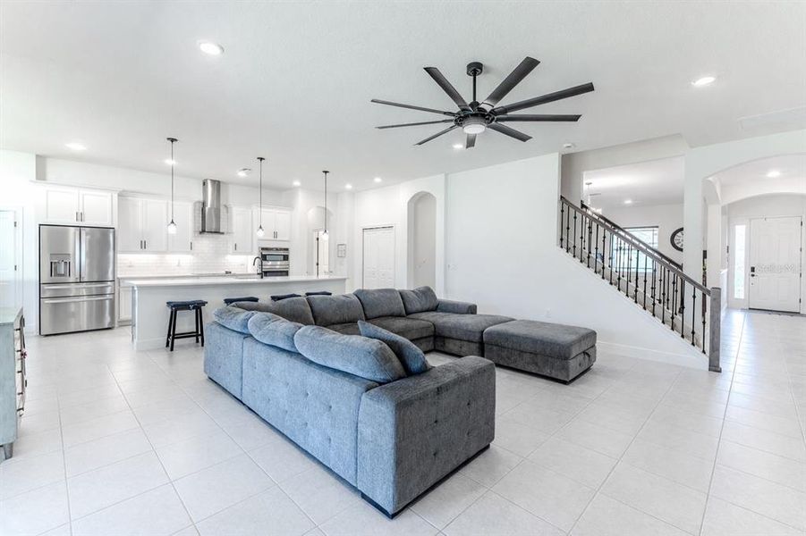 Furnished interior view inside a new home in Whiting Estates, Spring Hill (Image 14).