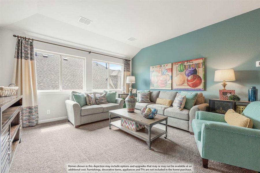 Furnished interior view inside a new home in Georgetown at Kings Fort 50s, Kaufman (Image 4).
