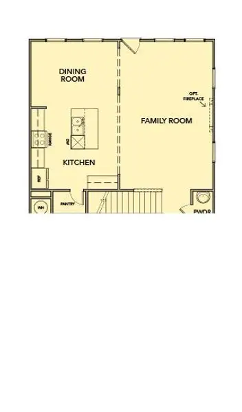 2D floor plan layout of this home in Sawmill Creek, Mableton, GA (Image 5).