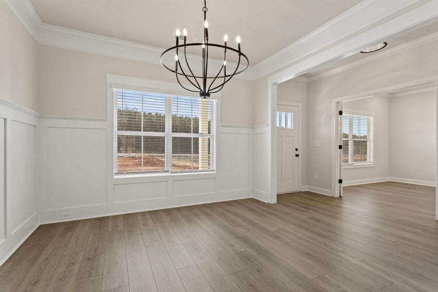 Spacious, unfurnished interior of a new home in Cherokee Knoll, Williamston (Image 11).
