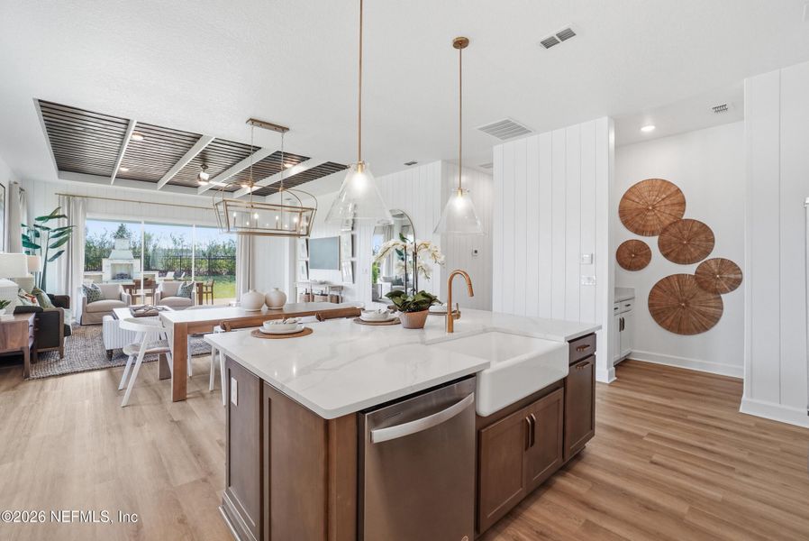Furnished interior view inside a new home in , St. Augustine (Image 37).