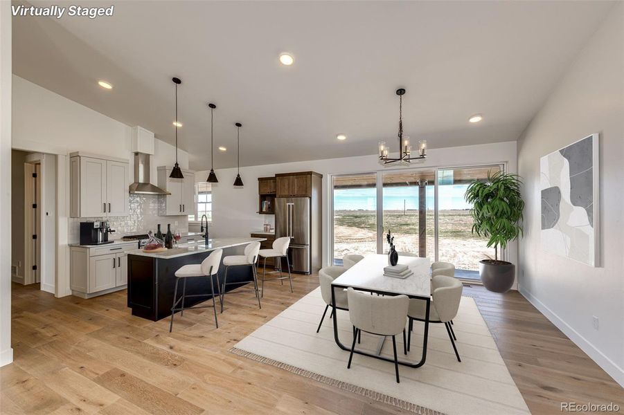 Furnished interior view inside a new home in , Byers (Image 4).