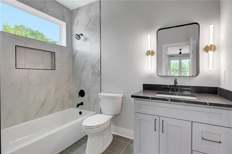 Furnished interior view inside a new home in , Atlanta (Image 44).