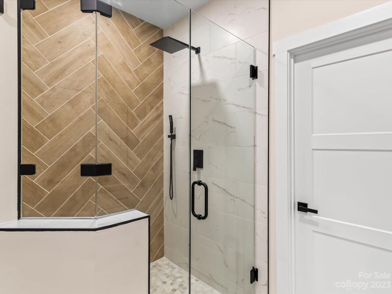 Frameless Walk-In Rain Shower