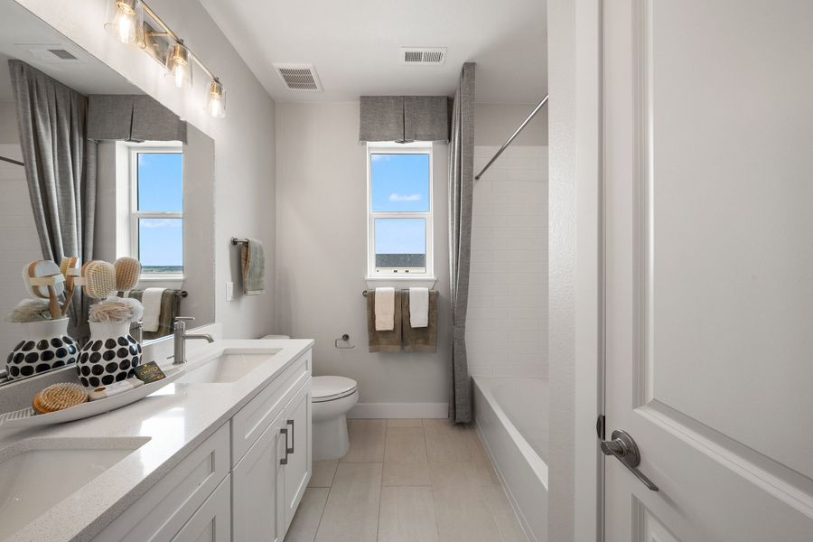 Representative furnished interior of a home built from the Perch by Trumark Homes in Trumark Homes at Tanterra, Parker (Image 25).