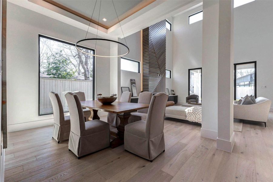 Furnished interior view inside a new home in , Houston (Image 39).