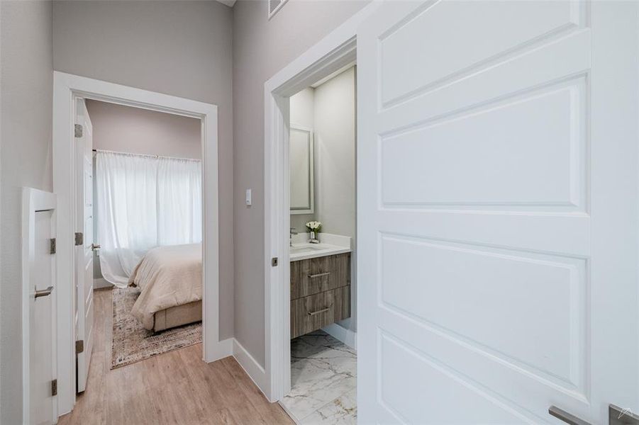 Furnished interior view inside a new home in , Fort Worth (Image 22).