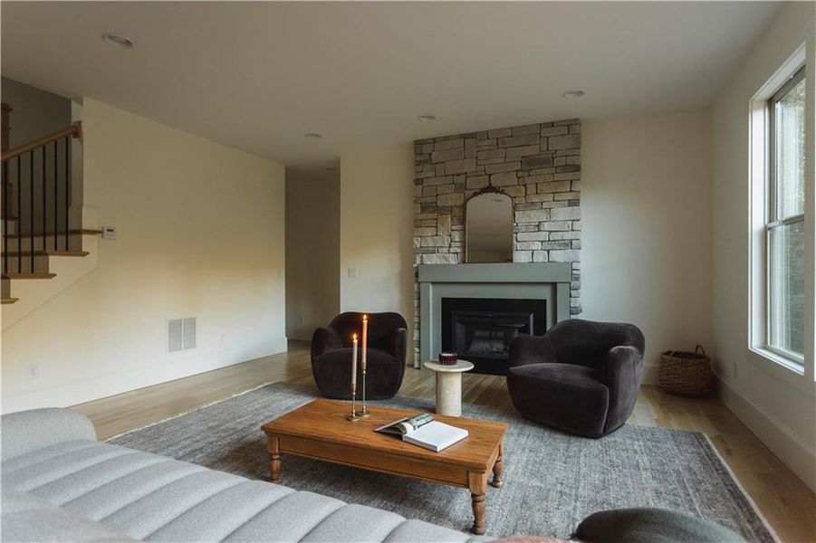 Furnished interior view inside a new home in , Loganville (Image 27).