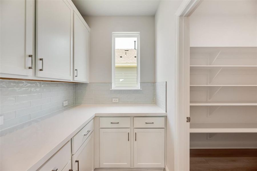 Furnished interior view inside a new home in Creekside of Crowley, Crowley (Image 11).