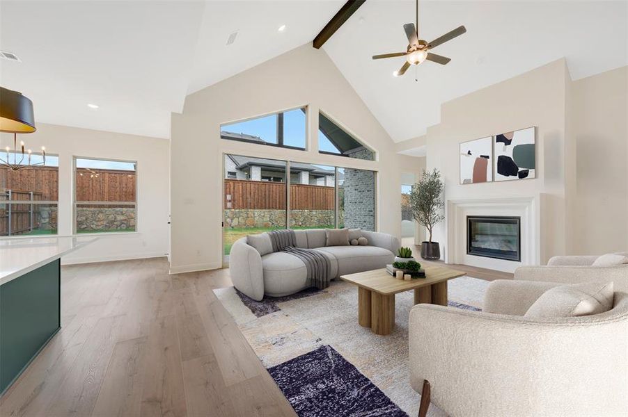 Furnished interior view inside a new home in Terraces – Estates, Rockwall (Image 12).