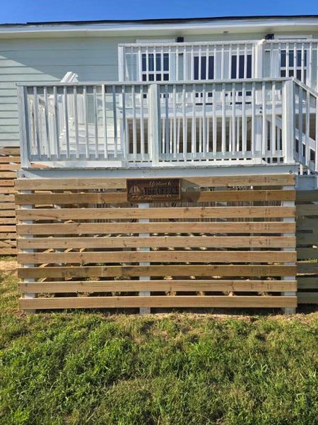 Exterior details and patio area of a home in , Galveston (Image 21). Exterior details and patio area of a home in , Galveston (Image 21).