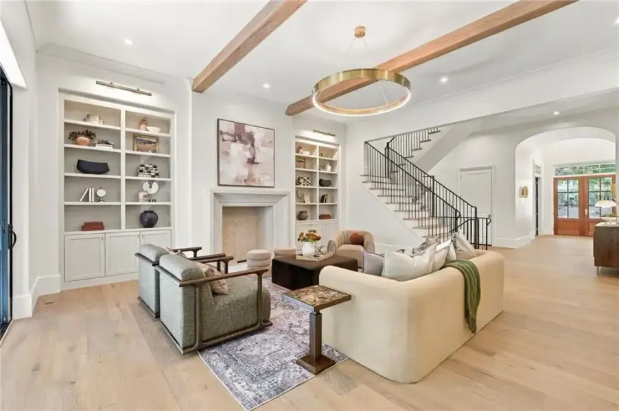 Furnished interior view inside a new home in , Atlanta (Image 15).