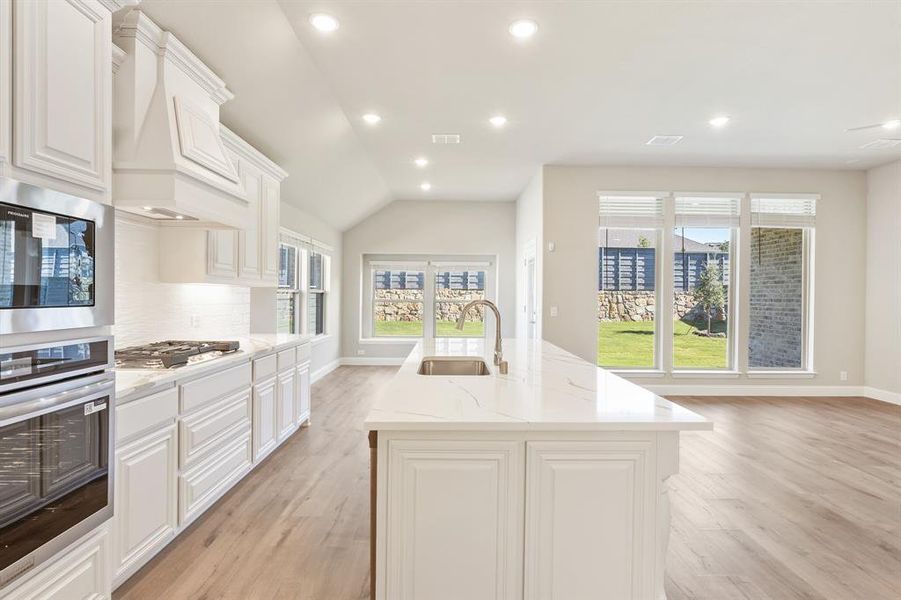 Furnished interior view inside a new home in Union Park Classic 60, Little Elm (Image 16).
