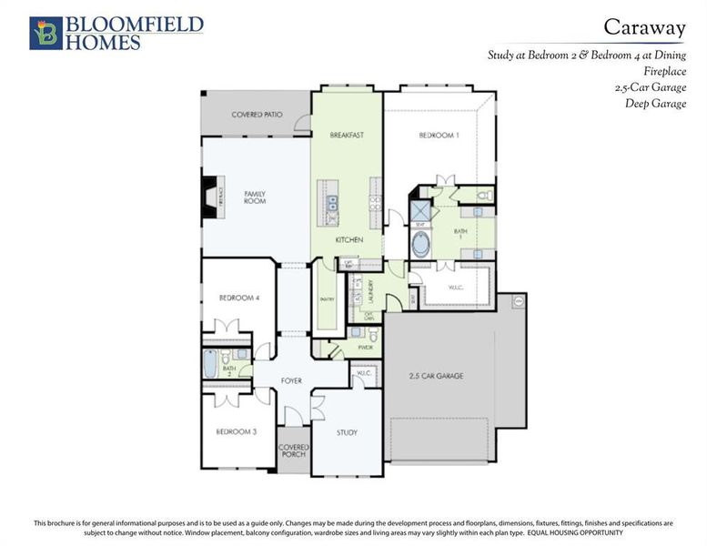 2D floor plan layout of this home in Bear Creek Classic 60, Lavon, TX (Image 2). 2D floor plan layout of this home in Bear Creek Classic 60, Lavon, TX (Image 2).