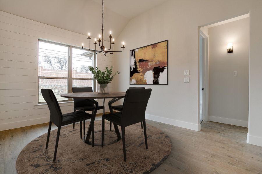 Representative furnished interior of a home built from the The Edinburg by Kenmark Homes in LeTara, Haslet (Image 10). Representative furnished interior of a home built from the The Edinburg by Kenmark Homes in LeTara, Haslet (Image 10).