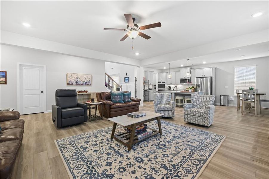 Furnished interior view inside a new home in , Atlanta (Image 12).