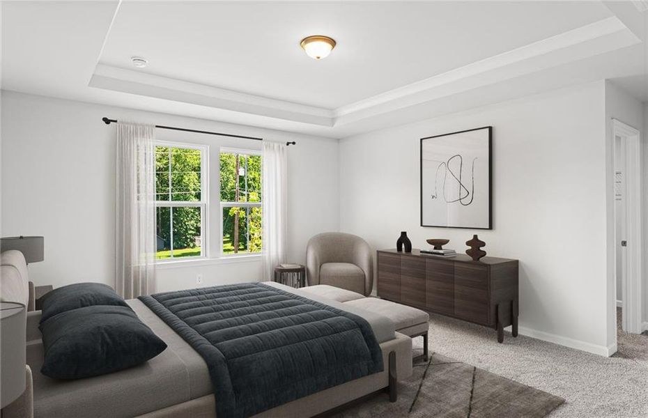 Furnished interior view inside a new home in Linden Grove, Powder Springs (Image 13).