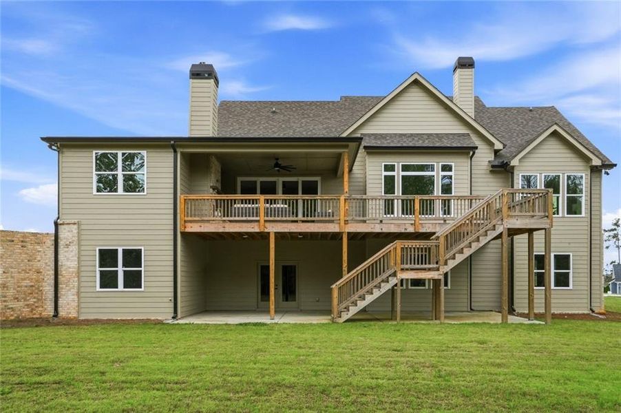 Exterior details and patio area of a home in , Newnan (Image 26).