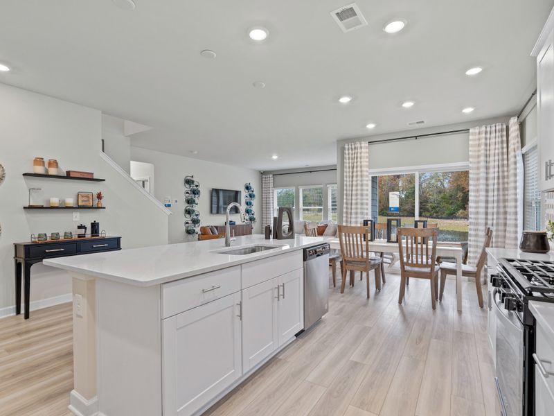Furnished interior view inside a new home in Waterside - Coastline Series, Longs (Image 11).