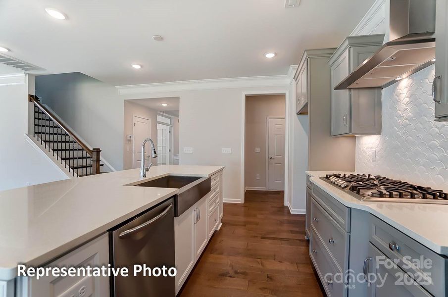 Furnished interior view inside a new home in Villas at Prestwick, Mooresville (Image 5).