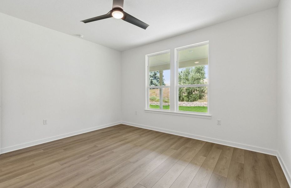 Spacious, unfurnished interior of a new home in Sun City Texas, Georgetown (Image 24). Spacious, unfurnished interior of a new home in Sun City Texas, Georgetown (Image 24).