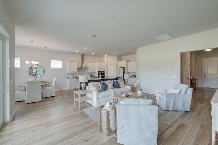 Furnished interior view inside a new home in , Charleston (Image 39).