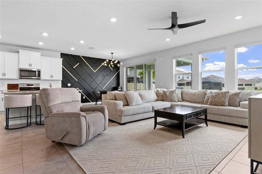 Furnished interior view inside a new home in Silverstone North, Palmetto (Image 14). Furnished interior view inside a new home in Silverstone North, Palmetto (Image 14).