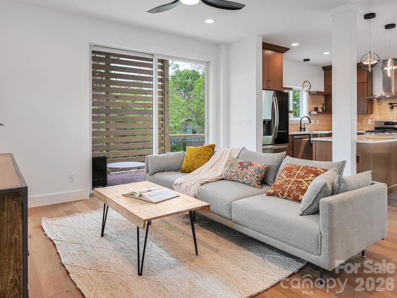 Furnished interior view inside a new home in , Asheville (Image 8).