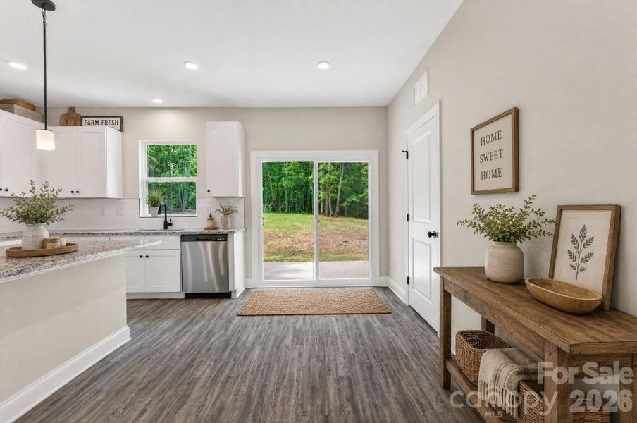 Furnished interior view inside a new home in , Kings Mountain (Image 5).