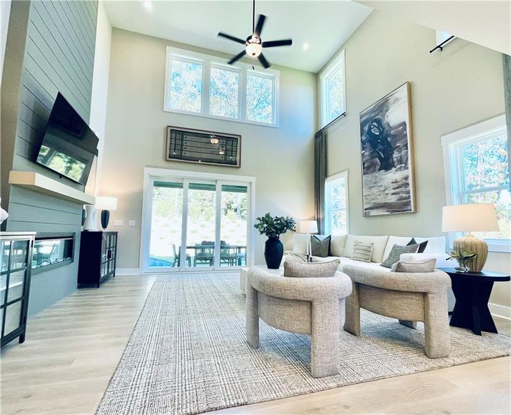 Furnished interior view inside a new home in Hopewell Reserve, Cumming (Image 42). Furnished interior view inside a new home in Hopewell Reserve, Cumming (Image 42).