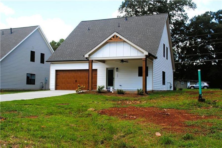 Exterior details and patio area of a home in Ferguson Corners, Emerson (Image 23).