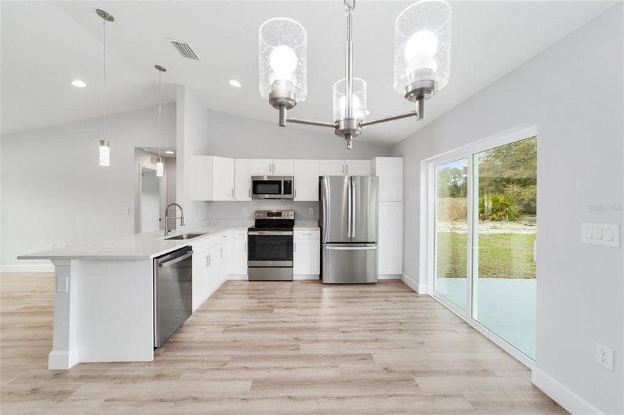 Furnished interior view inside a new home in , Ocala (Image 6).