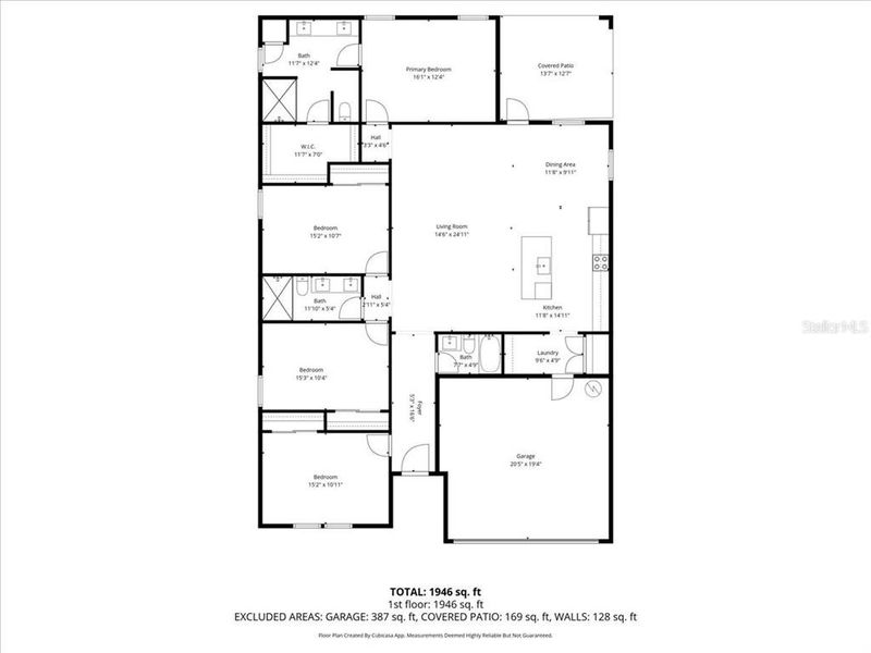2D floor plan layout of this home in , Spring Hill, FL (Image 5).