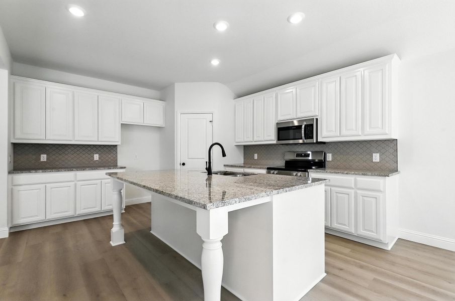 Representative furnished interior of a home built from the Iverson I by Cheldan Homes in Pitcock Addition, Graham (Image 46).