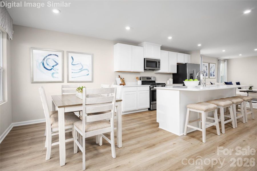 Dining Area is a Welcoming Space to Gather and Share Meals.