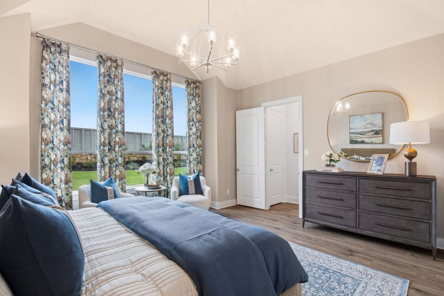 Representative Primary Bedroom - some options shown Representative Primary Bedroom - some options shown