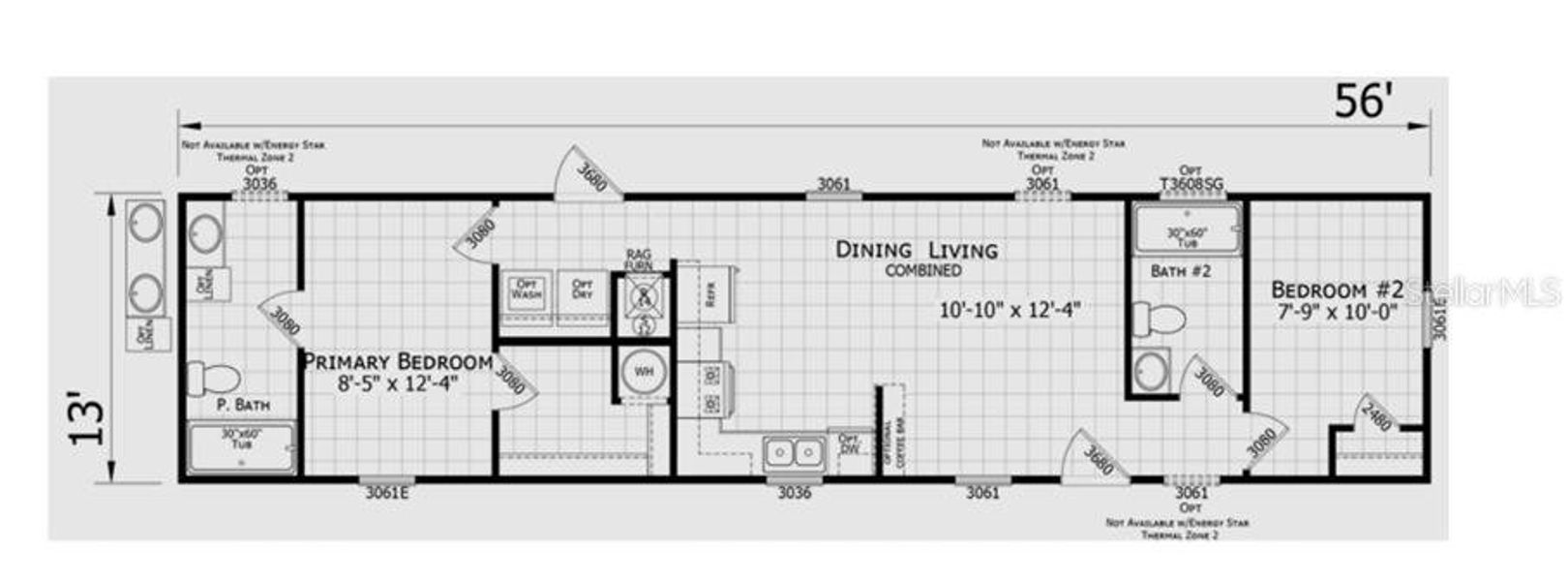 2D floor plan layout of this home in , Lake City, FL (Image 3).