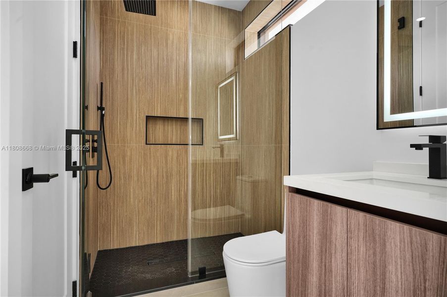 Furnished interior view inside a new home in , Miami (Image 5).