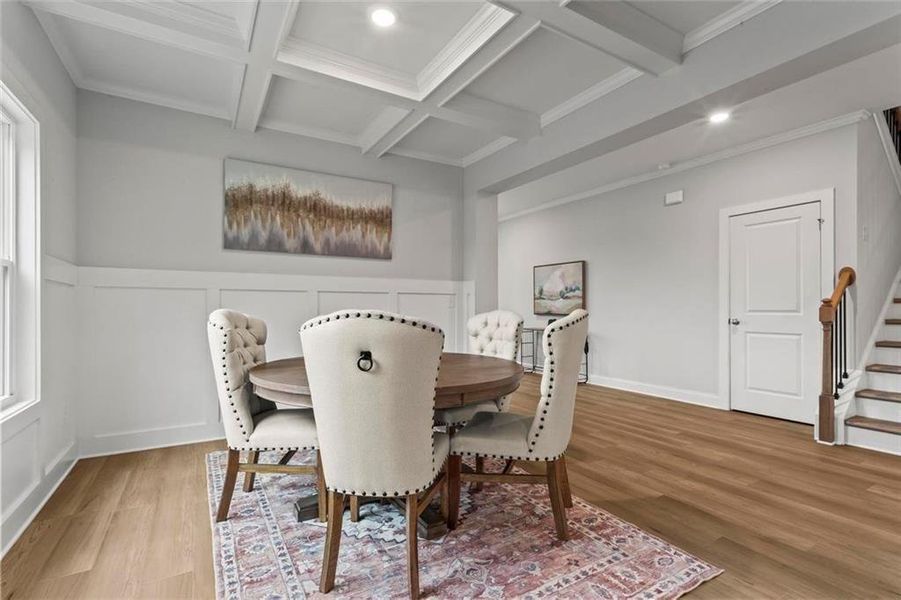 Furnished interior view inside a new home in , Dallas (Image 33).