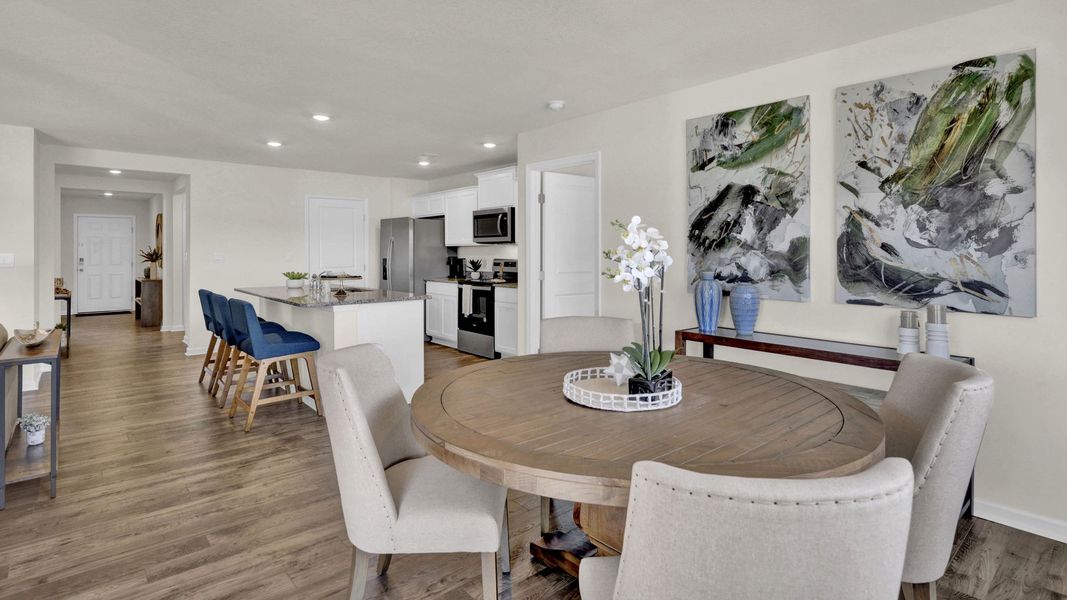 Furnished interior view inside a new home in Price's Point, Knoxville (Image 9).