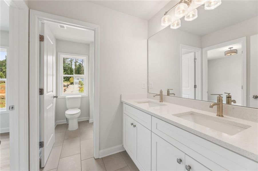 Furnished interior view inside a new home in Parkside, Clarkston (Image 16).